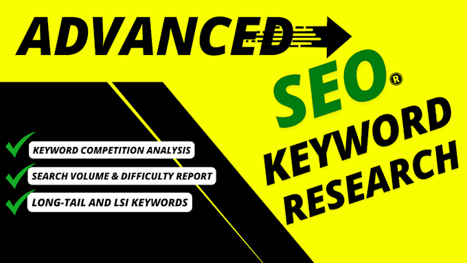 Gig Preview - Website rank with advanced SEO keyword research