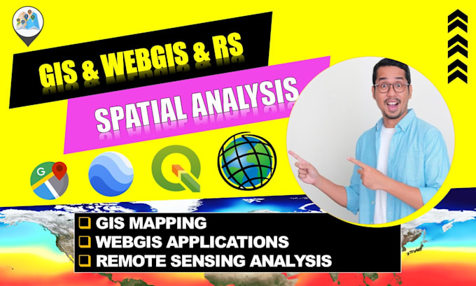 Gig Preview - Do gis mapping and remote sensing analysis on arcmap, qgis