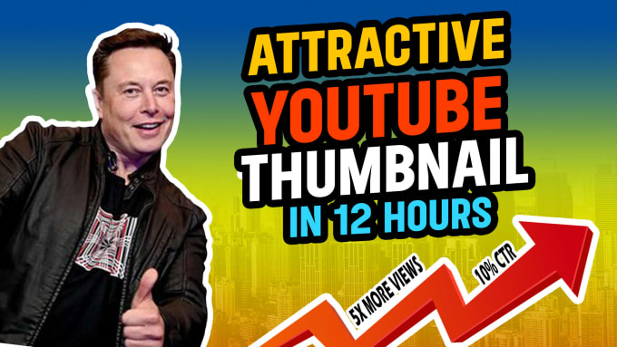 Gig Preview - Design amazing youtube thumbnail in 1 day