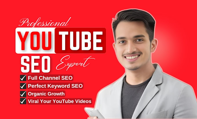 Gig Preview - Youtube channel growth manager and video seo expert