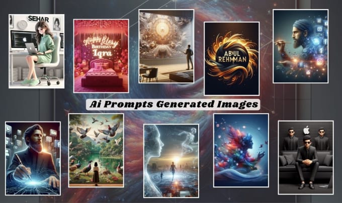 Gig Preview - Design amazing ai images  midjourney from prompts creativity