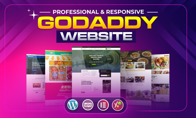 Gig Preview - Develop professional and responsive godaddy website design