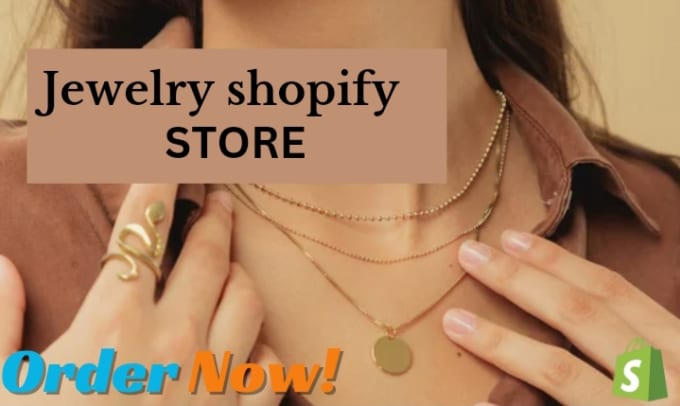 Bestseller - design a custom jewelry shopify store for dropshipping and handmade jewelry