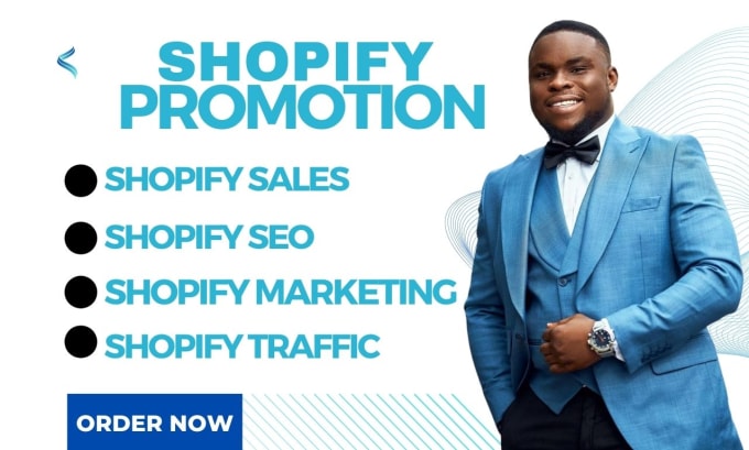 Gig Preview - Boost shopify traffic,shopify store,shopify sales,shopify marketing