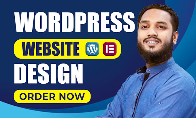 Gig Preview - Design and develop custom responsive wordpress website, design website