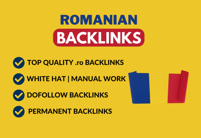 Gig Preview - Do romanian high authority SEO dofollow linkbuilding for romania ro backlinks