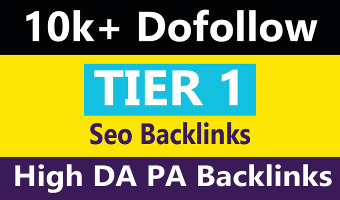 Gig Preview - Put 10k tier 1 SEO backlinks for your website