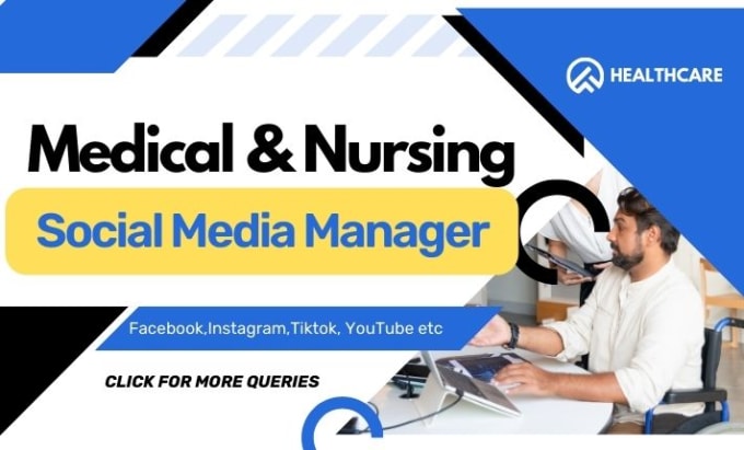 Gig Preview - Be your medical and nursing social media manager