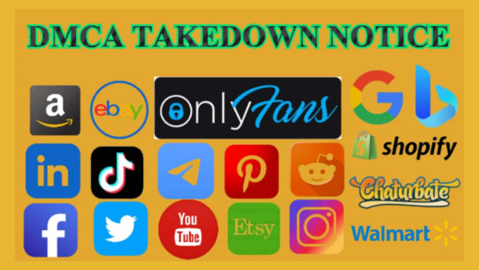 Gig Preview - Send dmca takedown notice and report to onlyfan,fb,reddit,yt,instagram, telegram