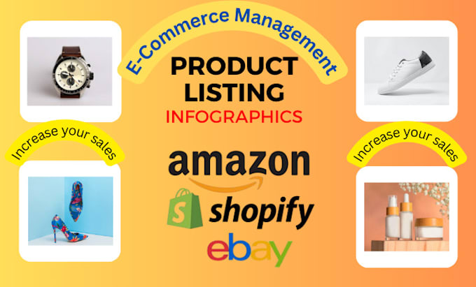 Gig Preview - Design product listing images for amazon, shopify, ebay etc