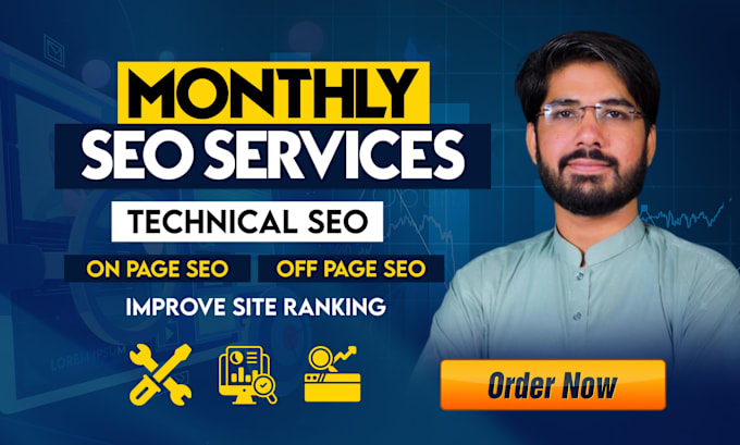 Gig Preview - Do complete monthly seo service with high quality backlinks