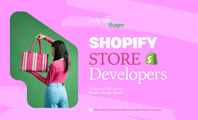 Gig Preview - Develop, design, redesign shopify store, shopify dropshipping and clothing store