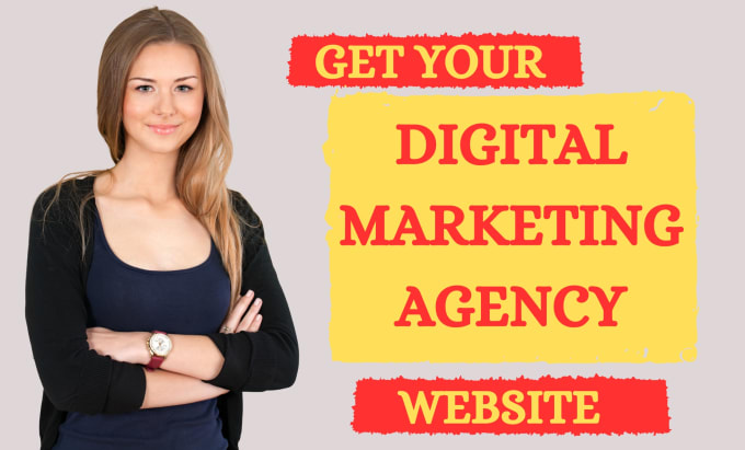 Bestseller - create  your 5 pages digital marketing agency website