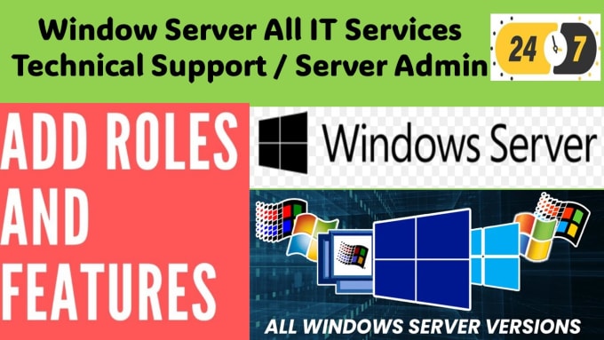 Gig Preview - Install, repair, and configure window servers 2008 to 2022, rdp, remote desktop