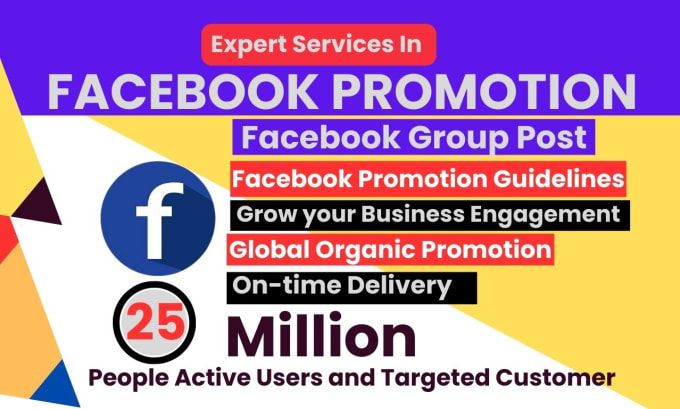 Gig Preview - Promote your product through the facebook group for organic growth