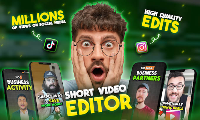 Bestseller - editing insta reels, tiktok and youtube shorts with captions