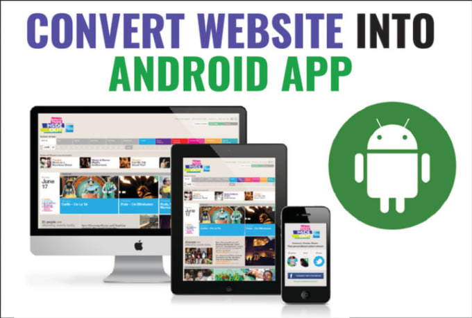 Gig Preview - Convert your website or site to ios and android app