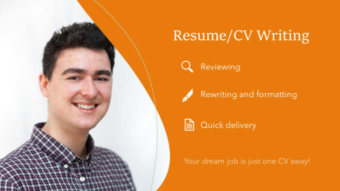 Gig Preview - Write a professional resume or CV for you