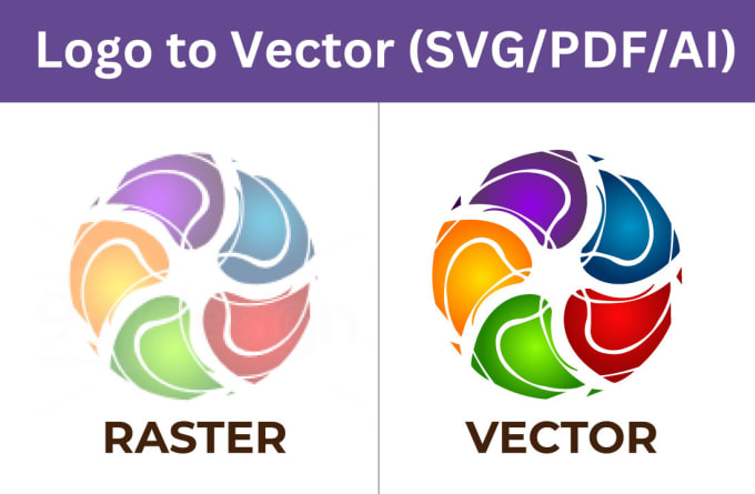 Gig Preview - Convert raster logo, image in vector file ai, eps, svg