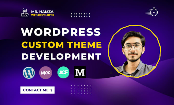 Gig Preview - Develop custom wordpress theme from scratch