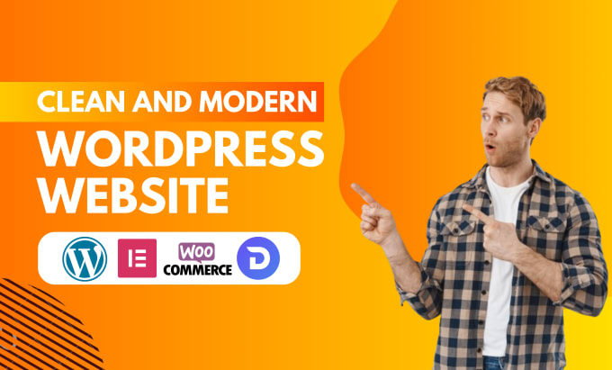 Gig Preview - Develop, revamp, redesign a clean and modern wordpress website using elementor