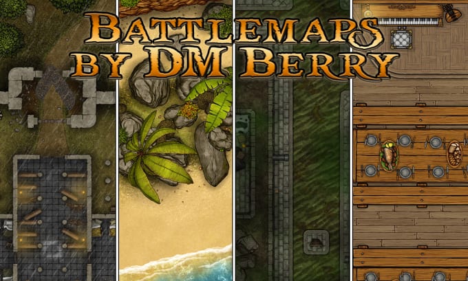 Gig Preview - Design a high quality battle map for your dnd adventure