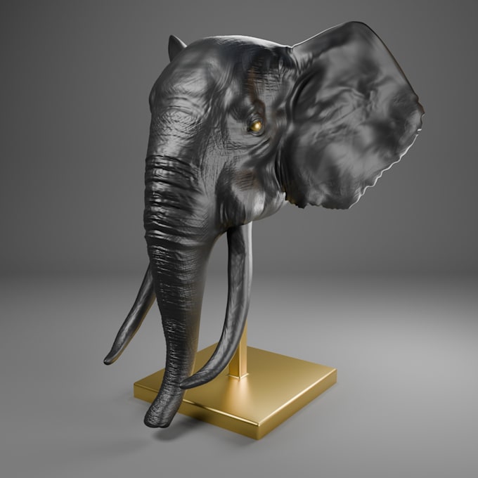 Gig Preview - Sculpt 3d character, animal with blender for 3d printing