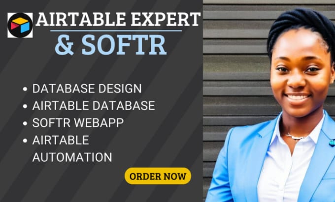 Bestseller - setup airtable automation airtable database design softr webapp draftbit