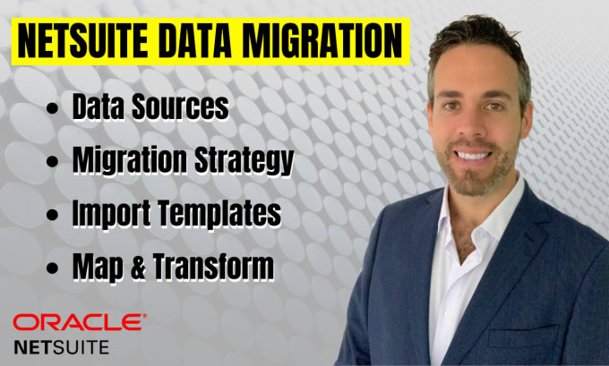 Gig Preview - Clean, map, import, and migrate your data into netsuite