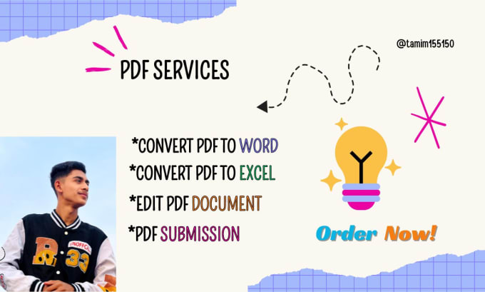 Gig Preview - Design any type of pdf related work for you at low cost