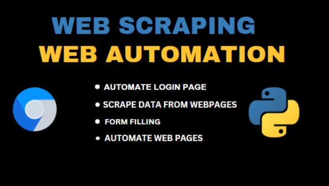 Gig Preview - Do web scraping and web automation using python selenium