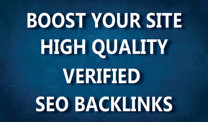 Gig Preview - Boost your site with verified SEO backlinks