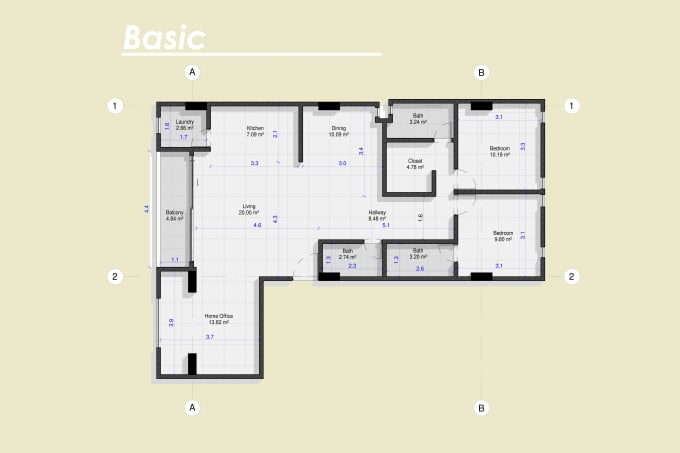 Gig Preview - Make floor plan for real estate agent