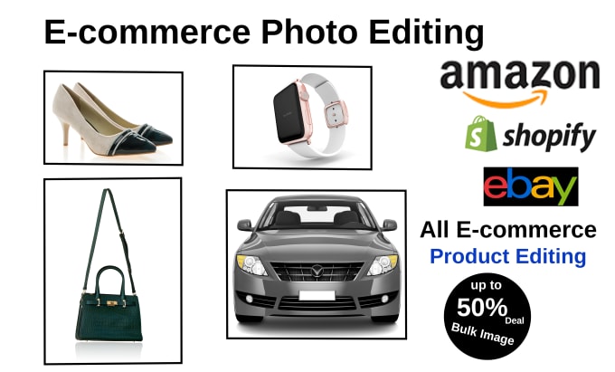 Gig Preview - E commerce photo editing, retouching, background remove photoshop