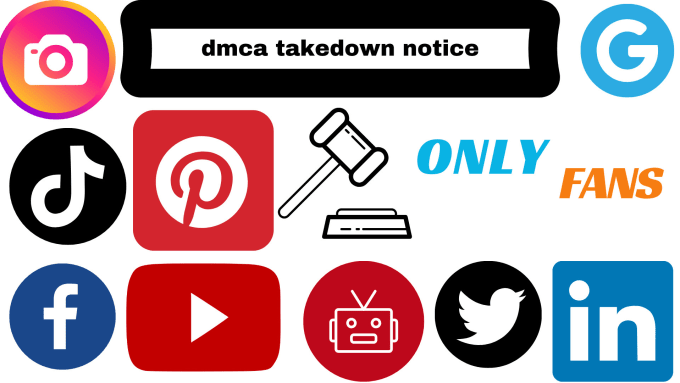 Bestseller - send dmca takedown notice to remove copyright content on tiktok reddit fb insta