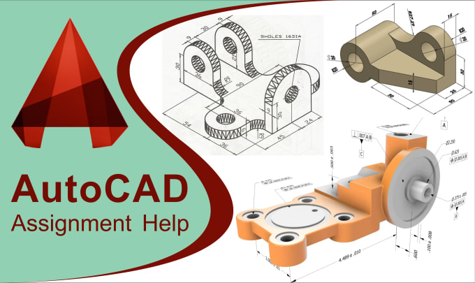 Gig Preview - 2d, 3d autocad drawing assignments