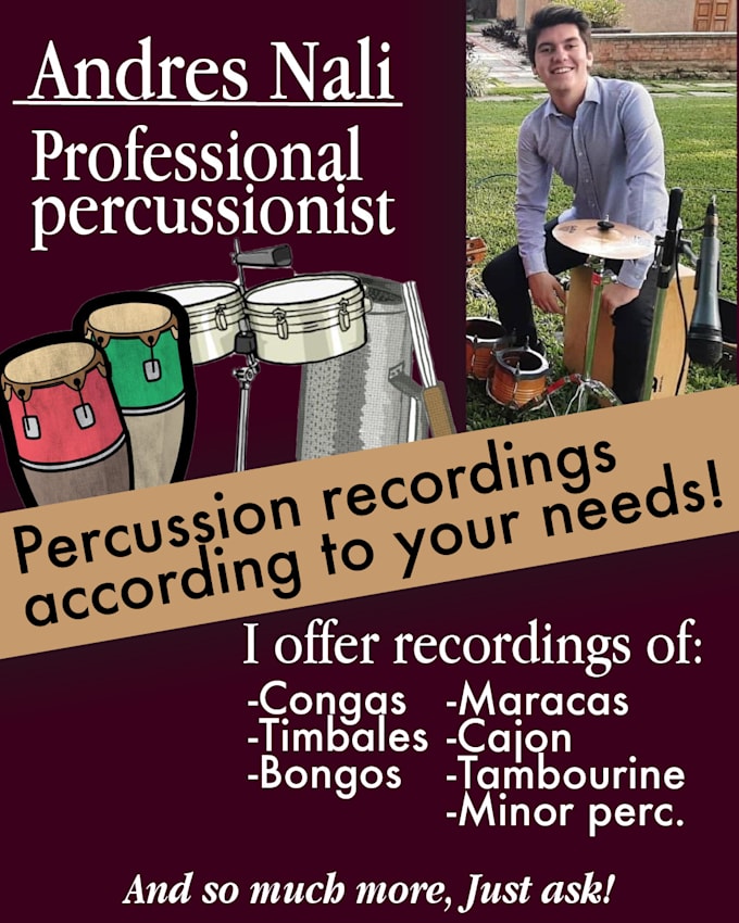 Bestseller - record all types of percussion for your projects