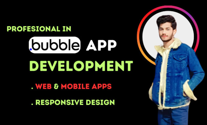 Gig Preview - Be your no code web and mobile app developer on bubble