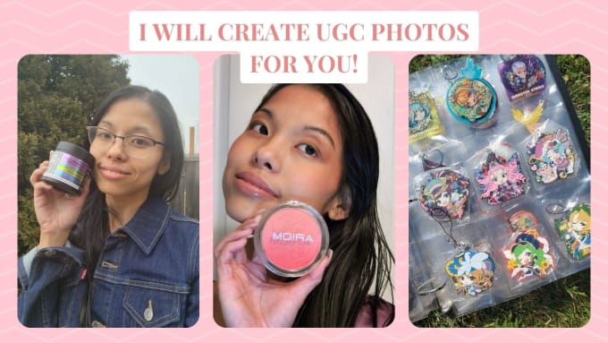 Gig Preview - Create ugc photos for social media with your brand