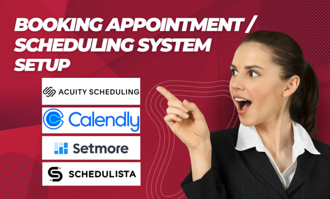 Gig Preview - Set up or revamp acuity scheduling , calendly booking appointments, schedulista