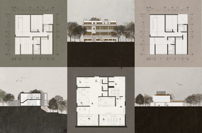 Gig Preview - Illustrate architectural drawings in plan or elevation