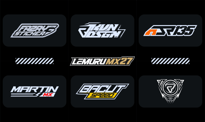 Gig Preview - Make racing logo for your racing team or brand