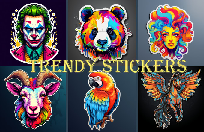 Gig Preview - Do amazing illustration for custom sticker designs