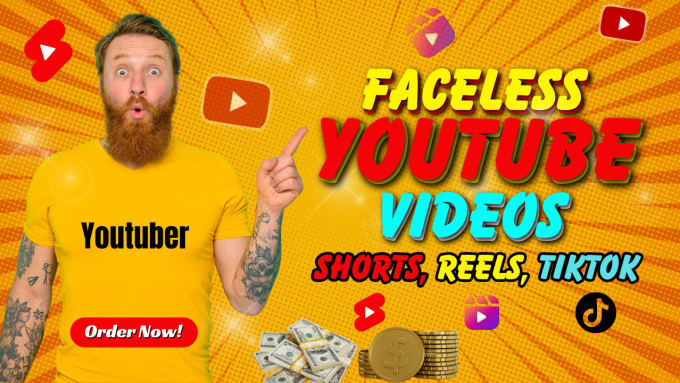 Gig Preview - Make faceless videos, cash cow youtube shorts, instagram reels and tiktok videos