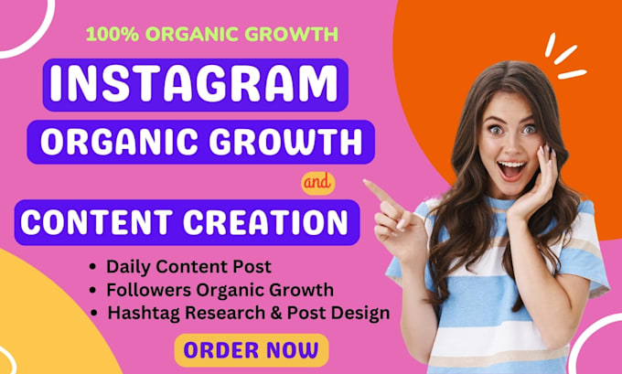 Gig Preview - Do fast organic instagram growth and viral content creator