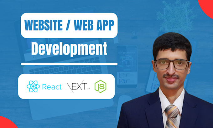 Gig Preview - Our agency will build websites, web apps using react js, next js or mern