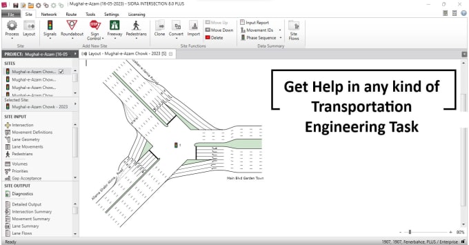 Gig Preview - Help you in transportation engineering and highway task