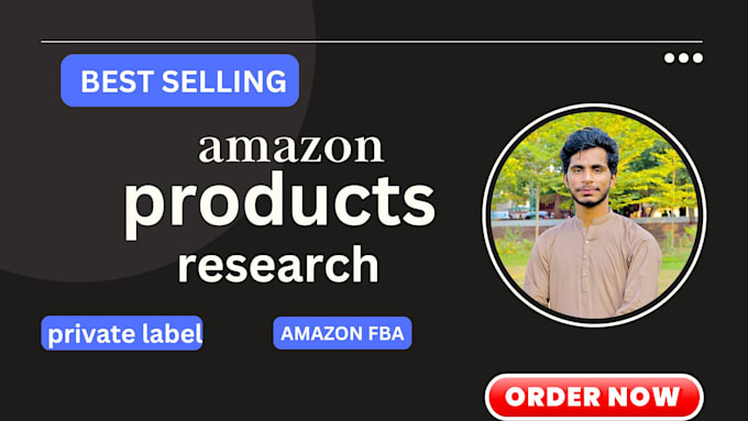 Gig Preview - Do product research for amazon fba private label