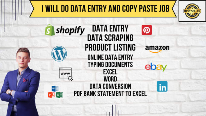 Gig Preview - Do data entry and copy paste job