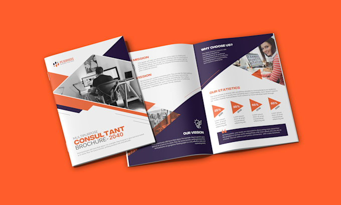 Gig Preview - Do brochure design, company profile, business annual report, digital booklet pdf